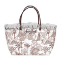 MC 2 SAINT BARTH Borsa   CITY BAG MID FRINGE CANVAS JUNGLE OCEANIA 0119 EMB 