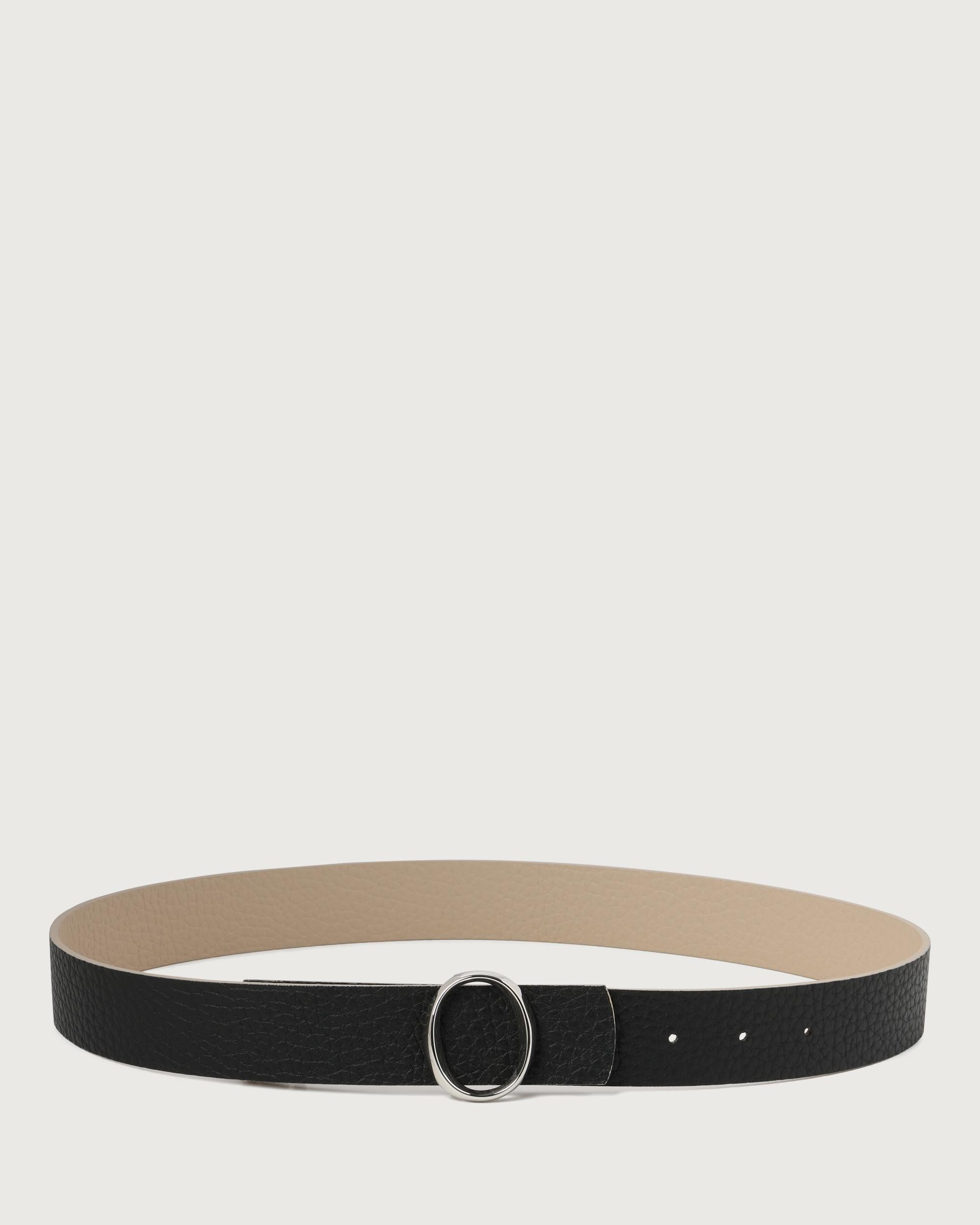 ORCIANI Cintura   D10419 SOFT DOUBLE SABBIA+NERO 
