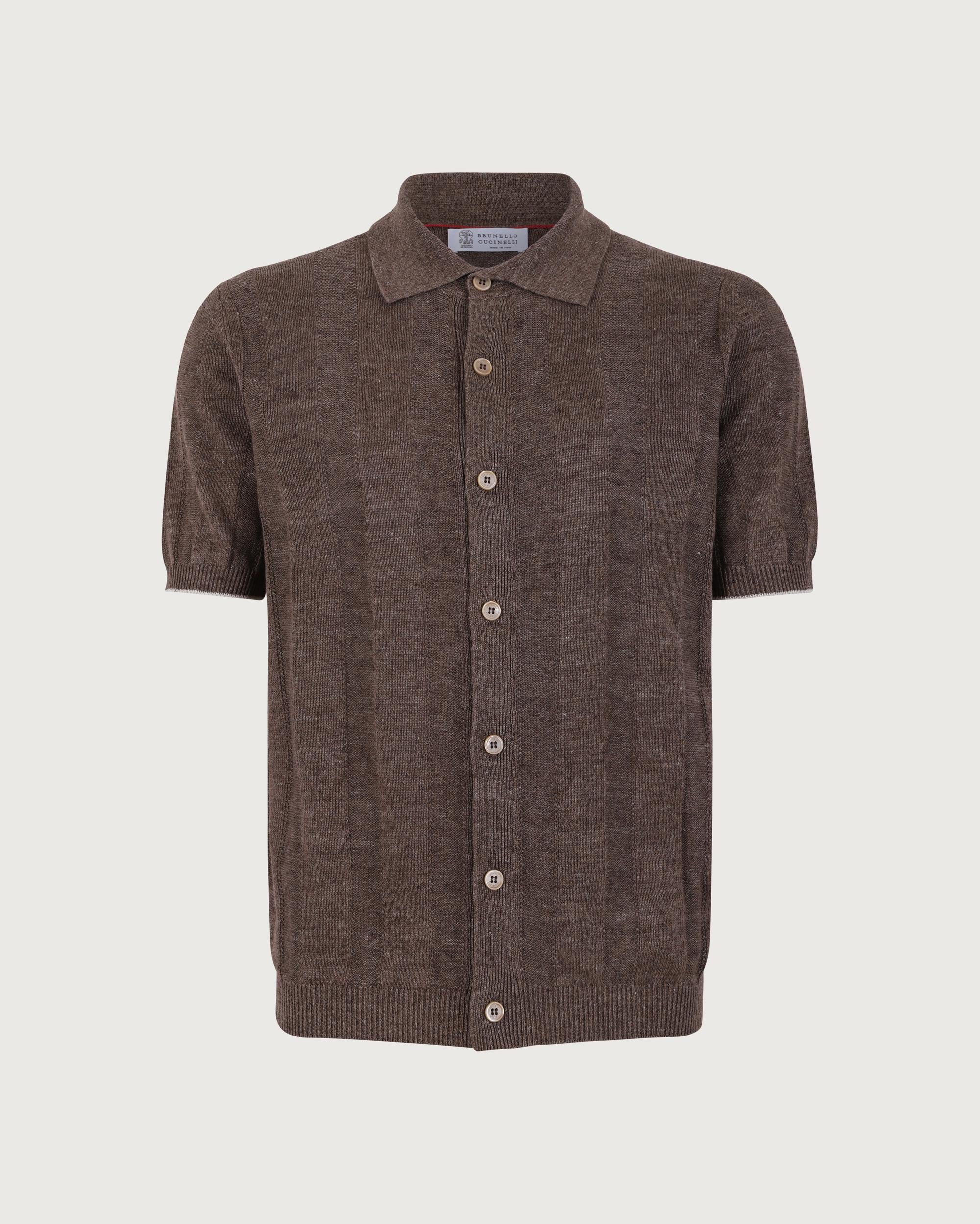 Brunello Cucinelli Camicia Nocciola+yuta  M2L707805 CNO22 
