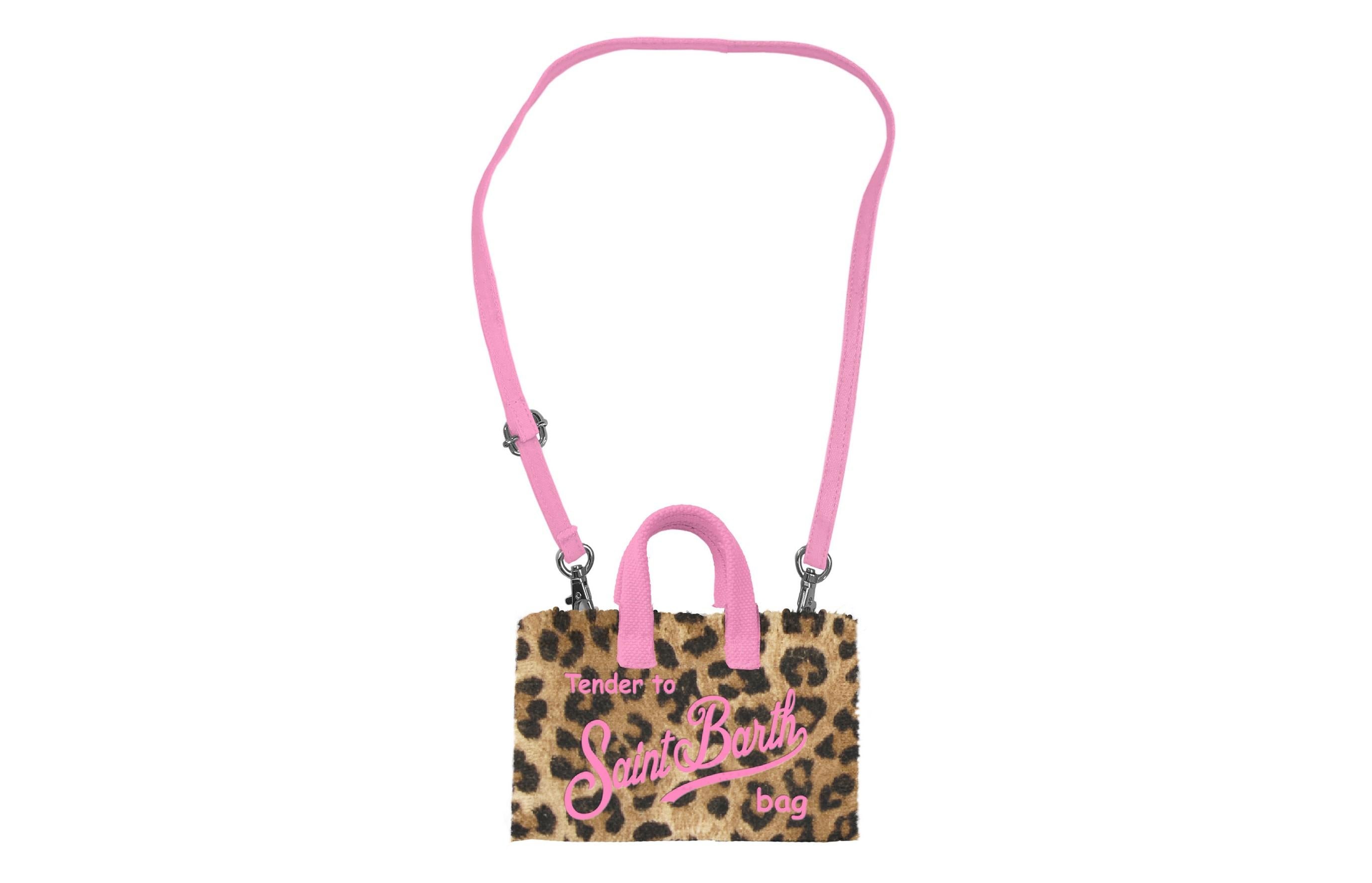 MC 2 SAINT BARTH Borsa   PHONE BAG SAND LEOPARD 21 