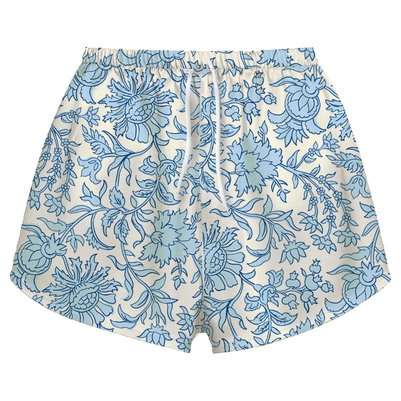 MC 2 SAINT BARTH Shorts   KAMMY SILK HABOTAI BATIK FOULARD 013 