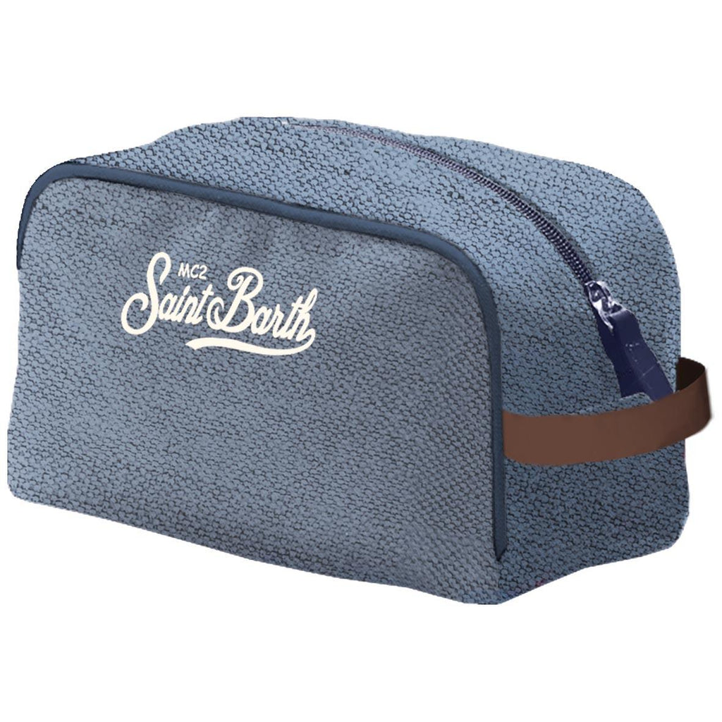 MC 2 SAINT BARTH Beauty case   WESTWOOD LINEN LINEN DENIM  EMB 