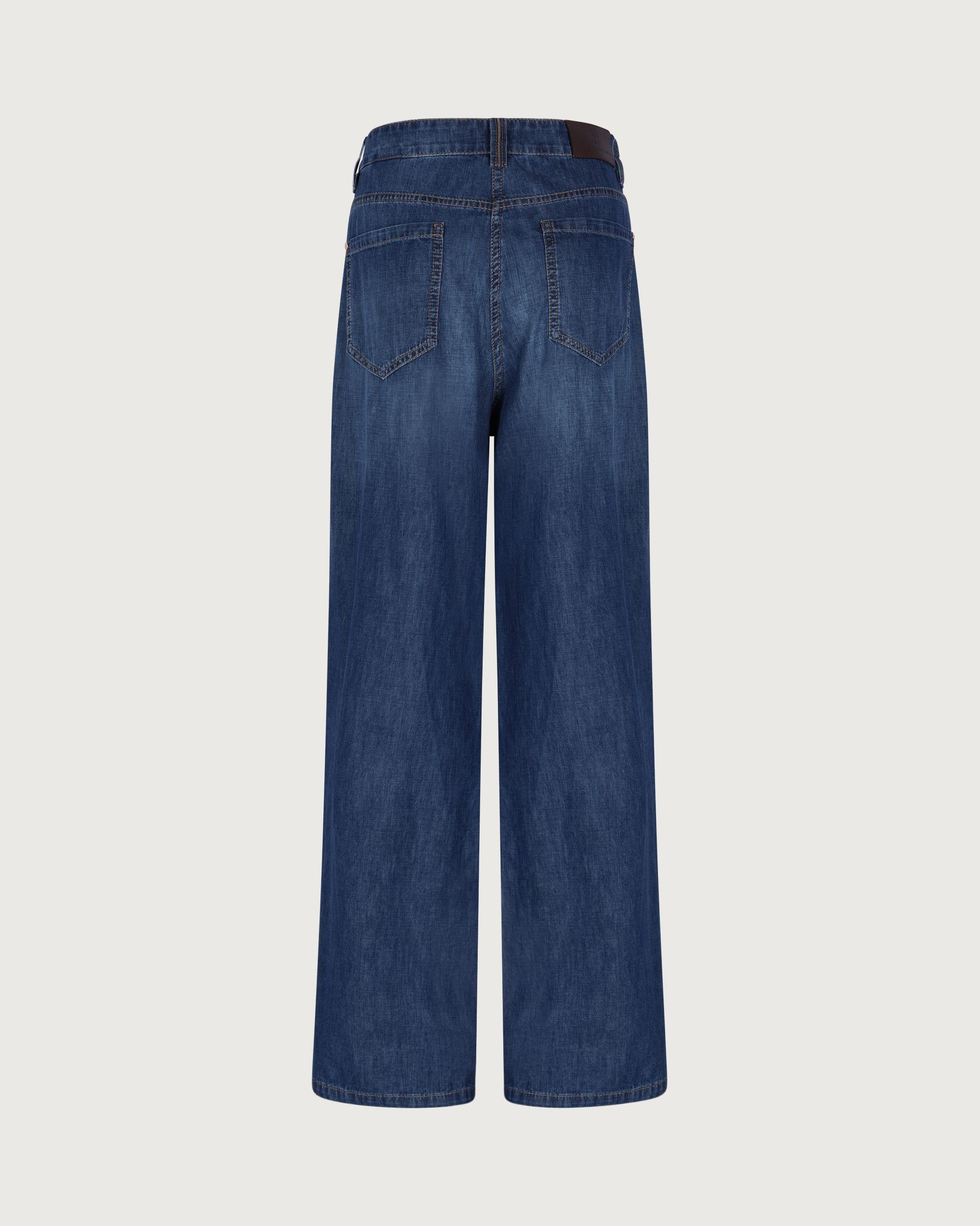 Brunello Cucinelli Pantalone Essential dark blue denim  MH192P4039 C9393 