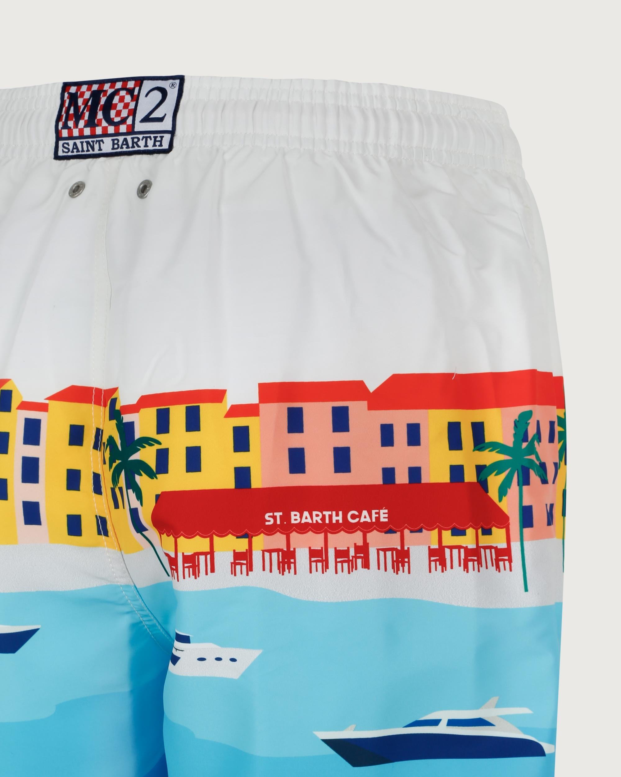 MC 2 SAINT BARTH Costume   GUSTAVIA PLACED PRINT ST TROPEZ SUN 01 