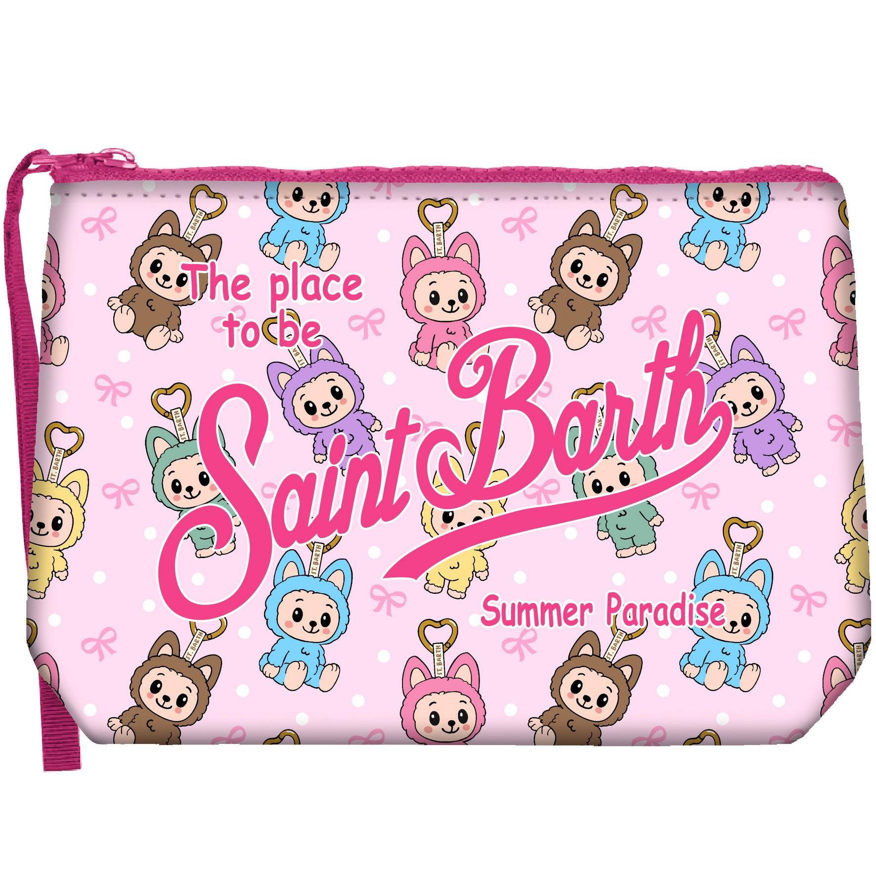 MC 2 SAINT BARTH Pochette   ALINE PUPPY CHARMS COL 