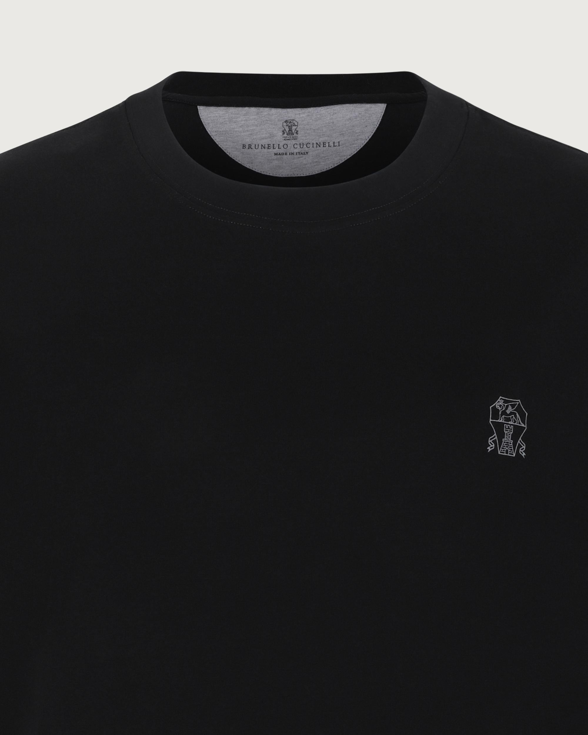 Brunello Cucinelli Girocollo Nero+grigio chiaro  M0B138440 CSQ44 