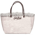 MC 2 SAINT BARTH Borsa   CITY BAG FRINGE CANVAS 1018 EMB 
