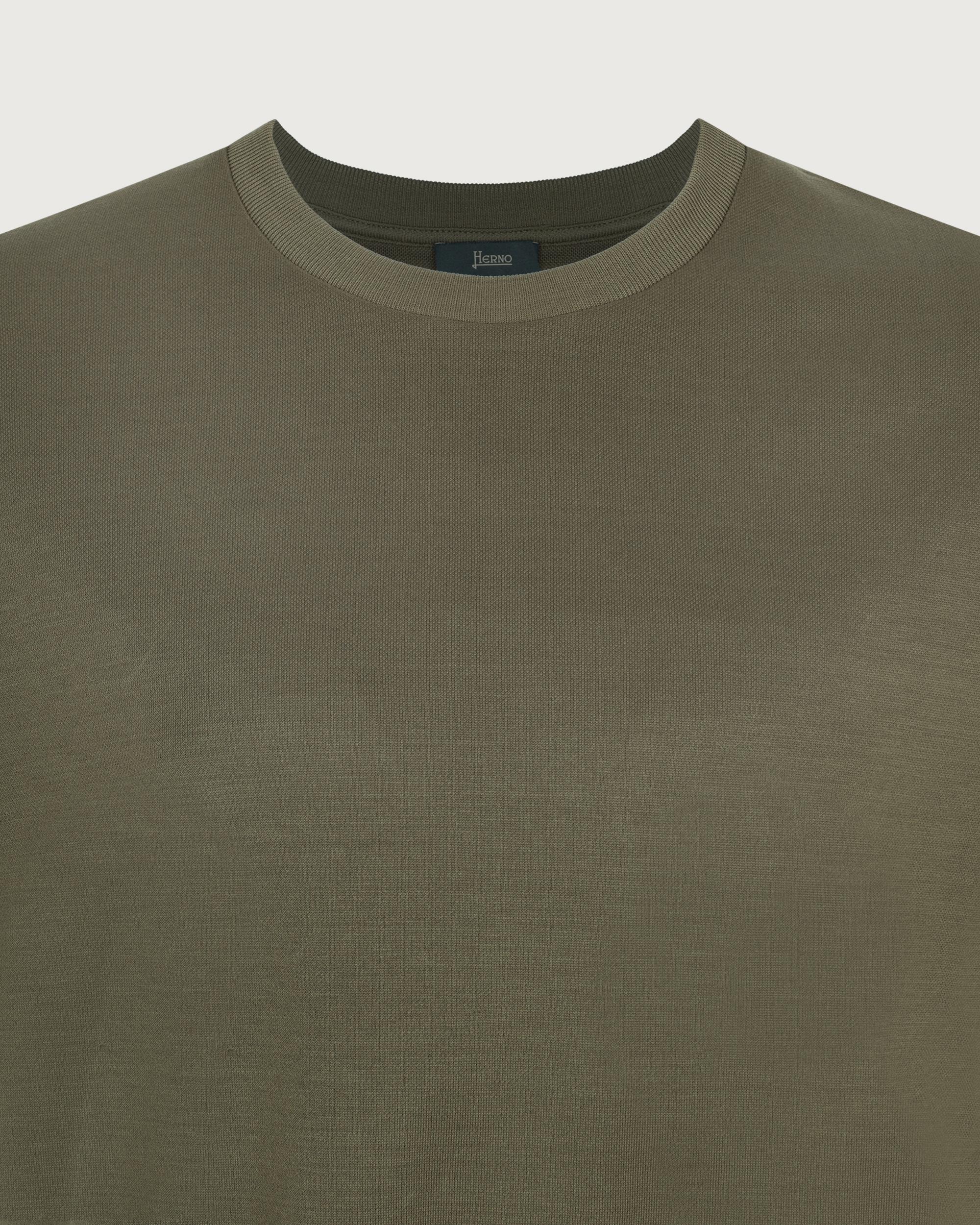 HERNO T-shirt Verde militare  JG000206U 52059 7745 