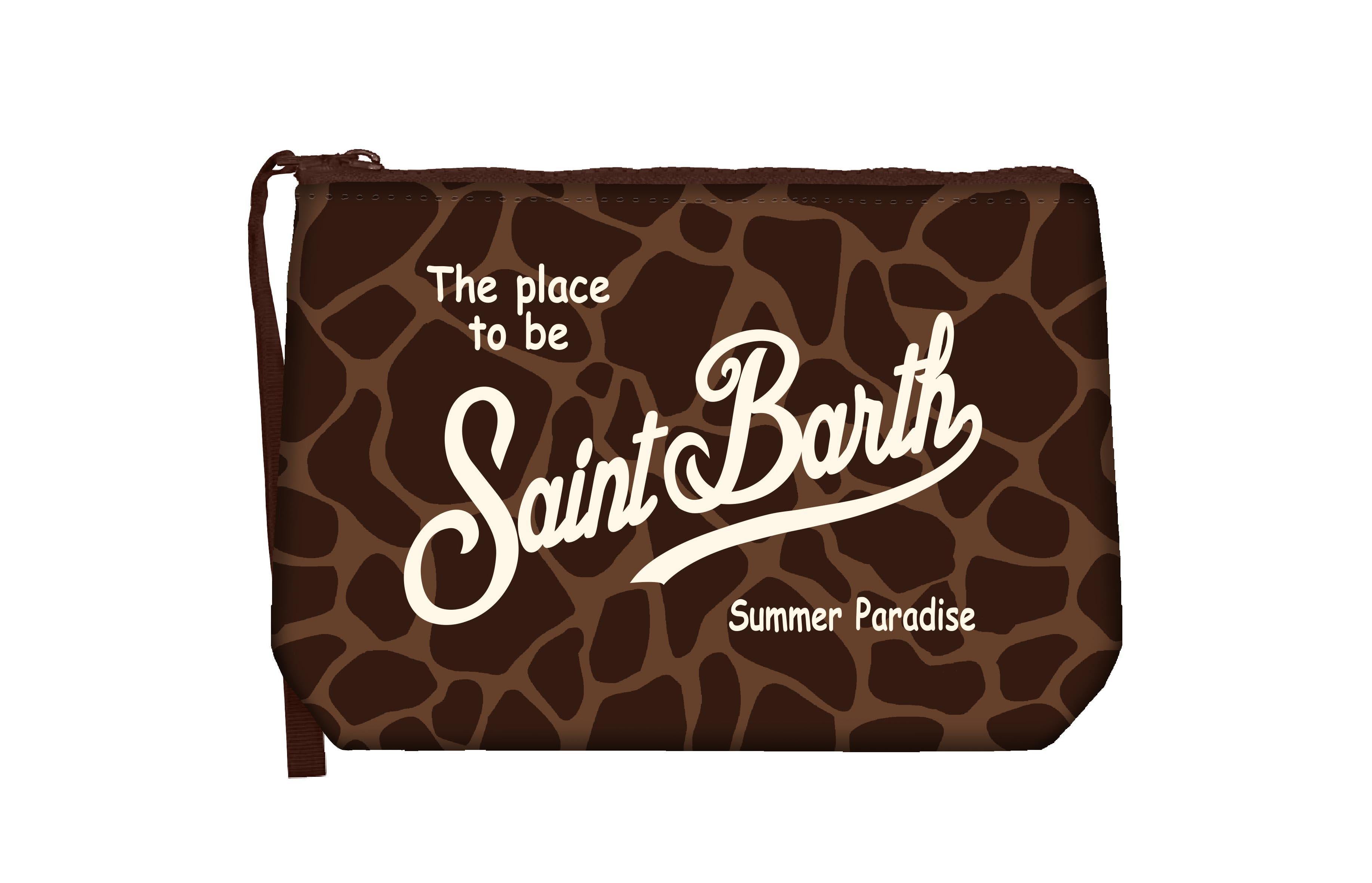 MC 2 SAINT BARTH Pochette   ALINE GIRAFFE SKIN 18 