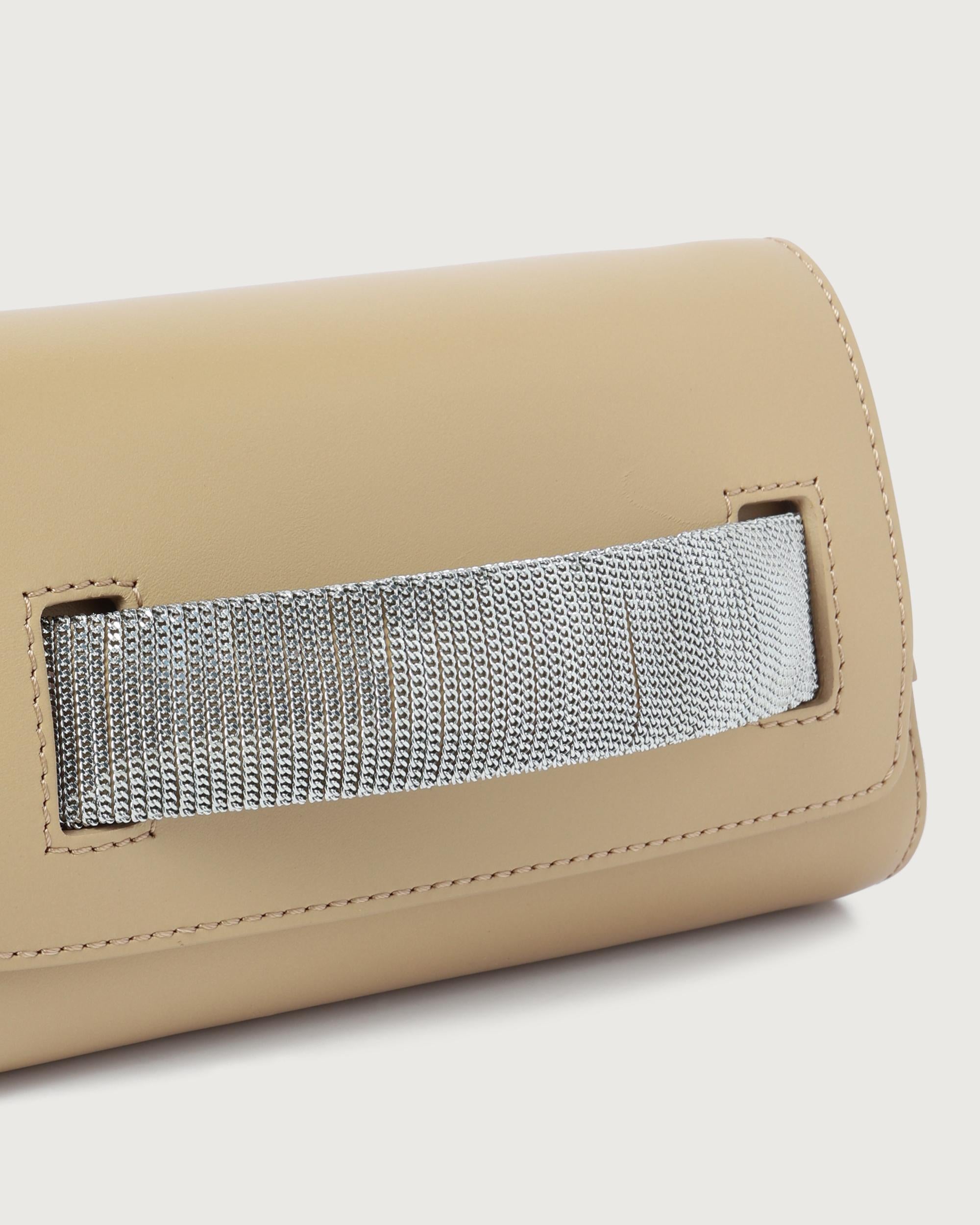 ORCIANI Borsa   B02169 ALBA CHAIN AVORIO 