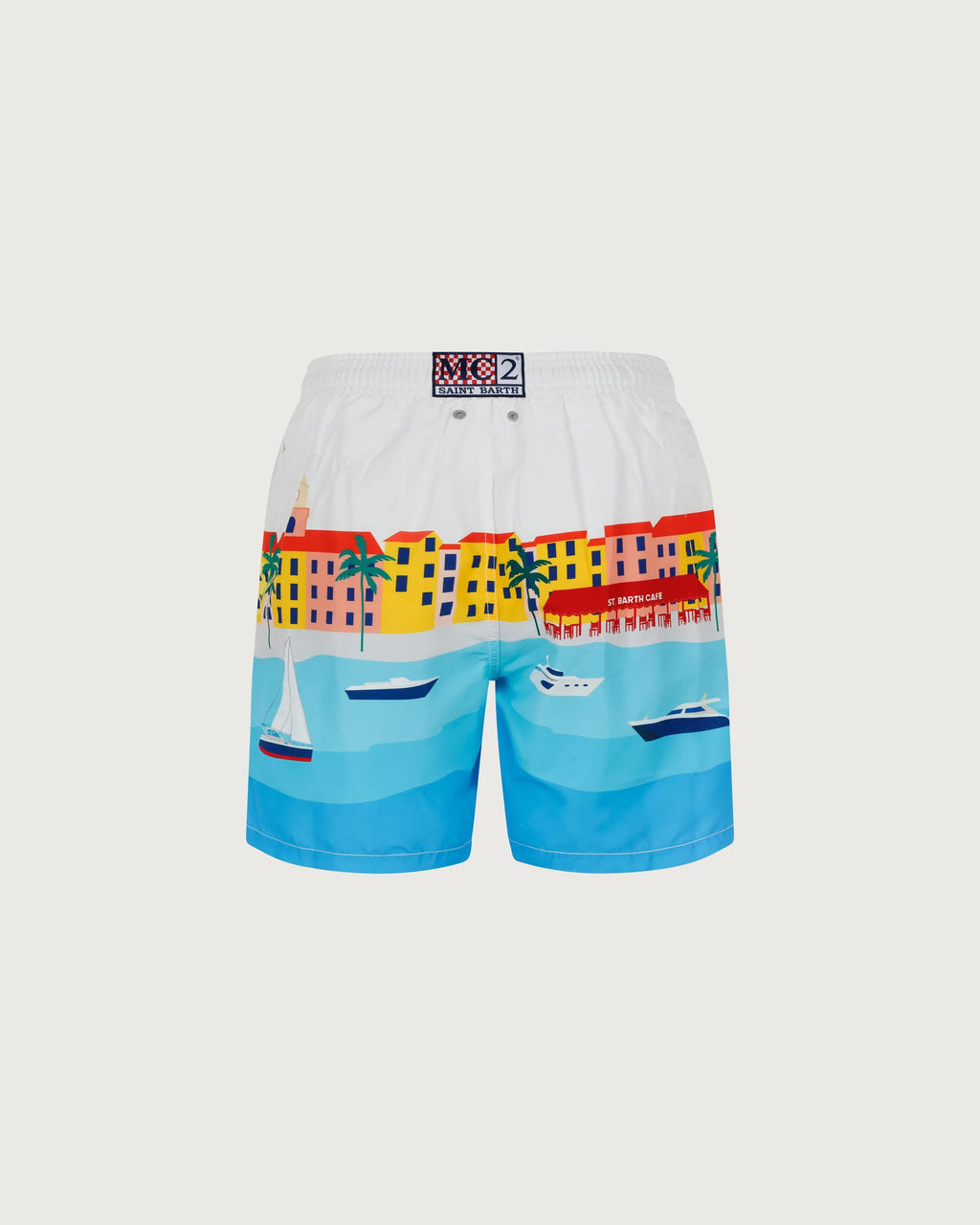 MC 2 SAINT BARTH Costume   GUSTAVIA PLACED PRINT ST TROPEZ SUN 01 