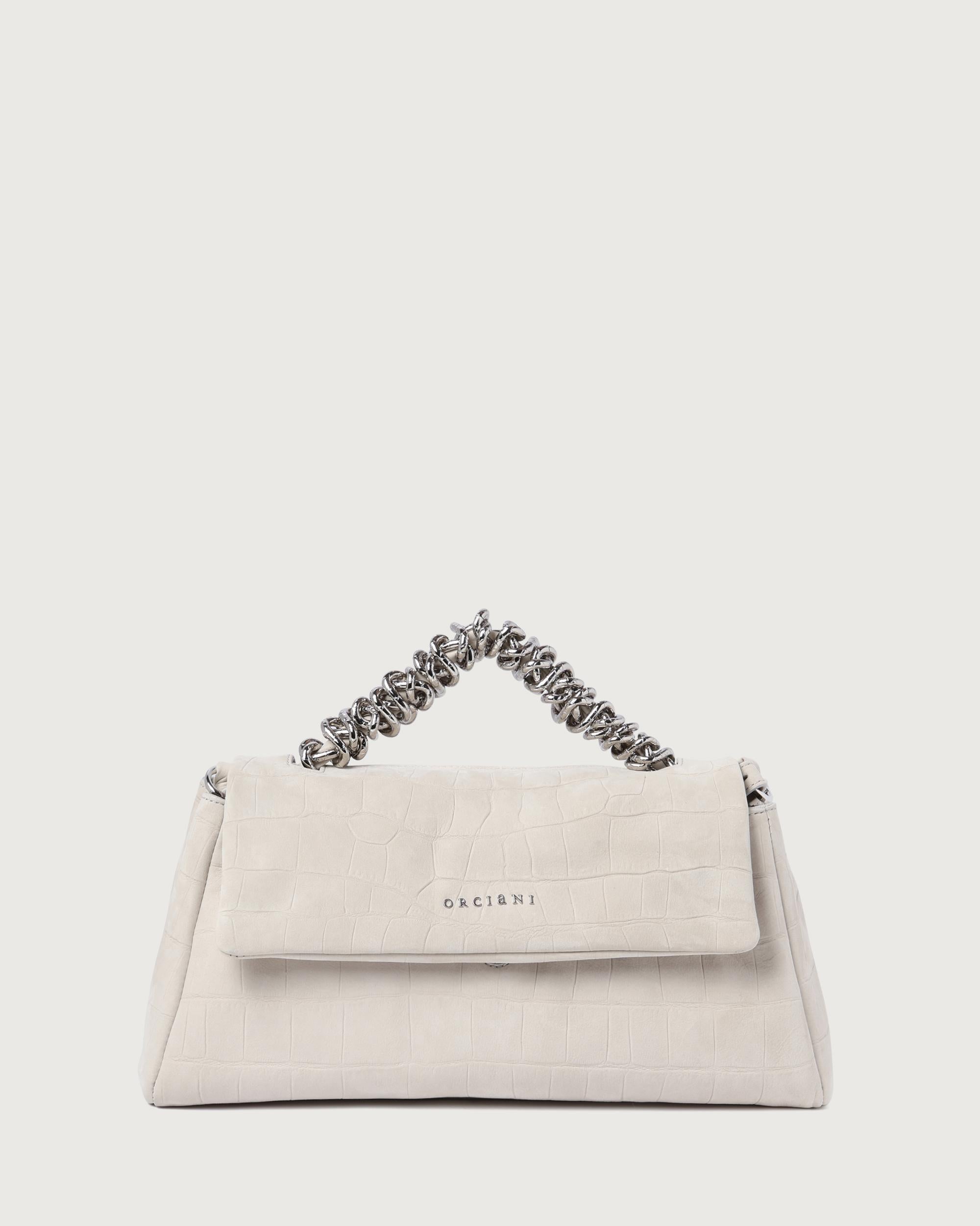 ORCIANI Borsa   B02159 COCCO TWILIGHT BIANCO 