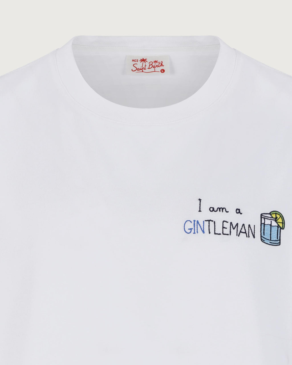 MC 2 SAINT BARTH T-shirt   PORTOFINO GINTLEMAN 01N EMB 