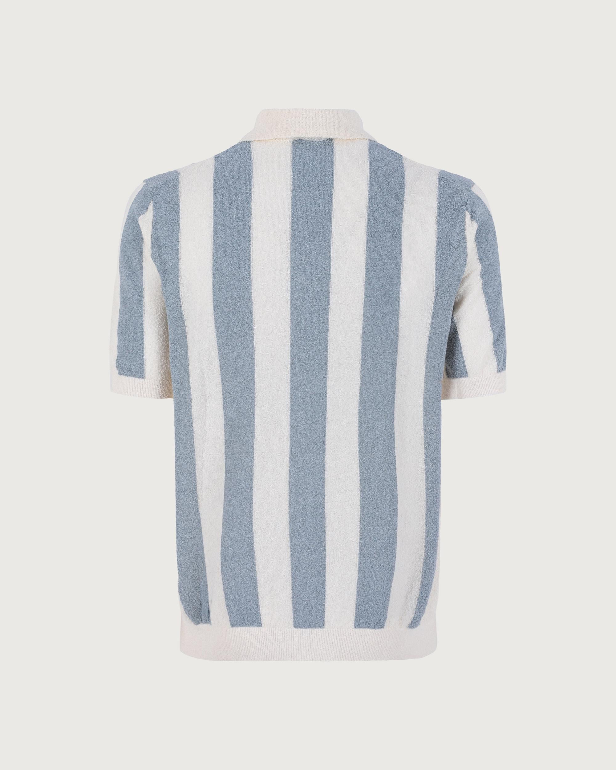 GALLIA Polo Bianco/celeste  U0435 EMIL 999 