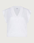 Brunello Cucinelli Scollo v Bianco  MDT746402 C159 