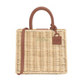 MC 2 SAINT BARTH Borsa   SHOP BAG MINI STRAW LEATHER 1119 