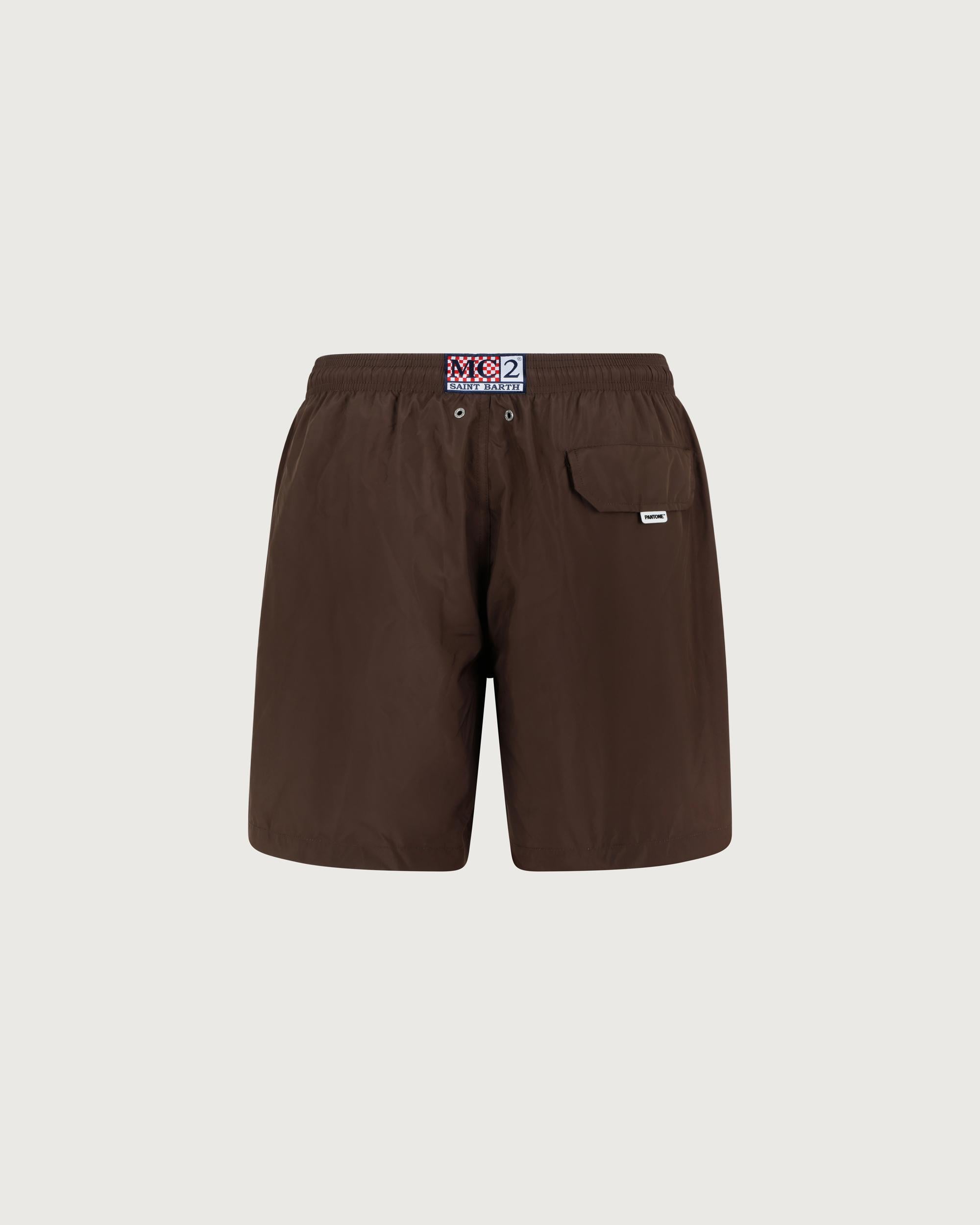 MC 2 SAINT BARTH Costume   LIGHTING PANTONE 18H DARK BROWN PNT L 