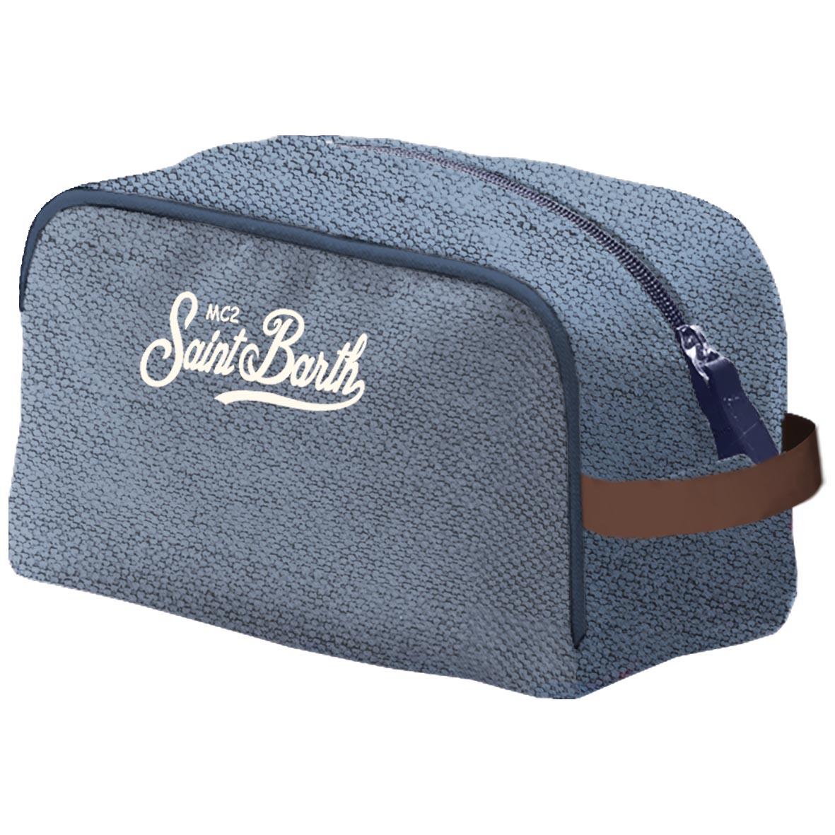 MC 2 SAINT BARTH Beauty case   WESTWOOD LINEN LINEN DENIM  EMB 