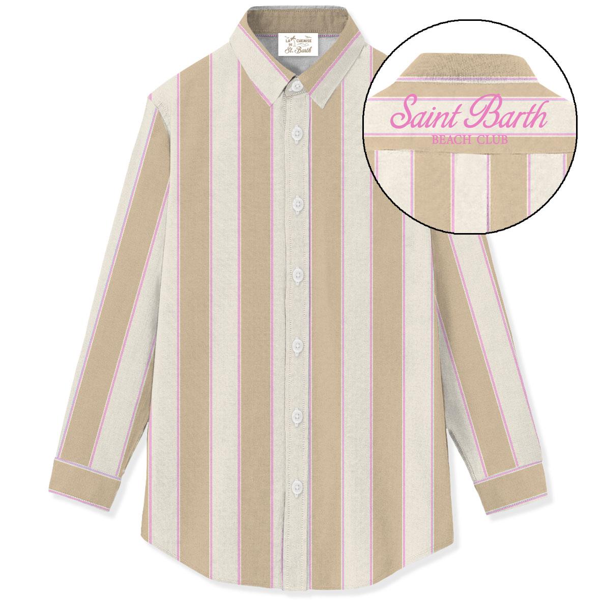 MC 2 SAINT BARTH Camicia   BRIGITTE COTTON SB BEACH STRIPES 1121 E 