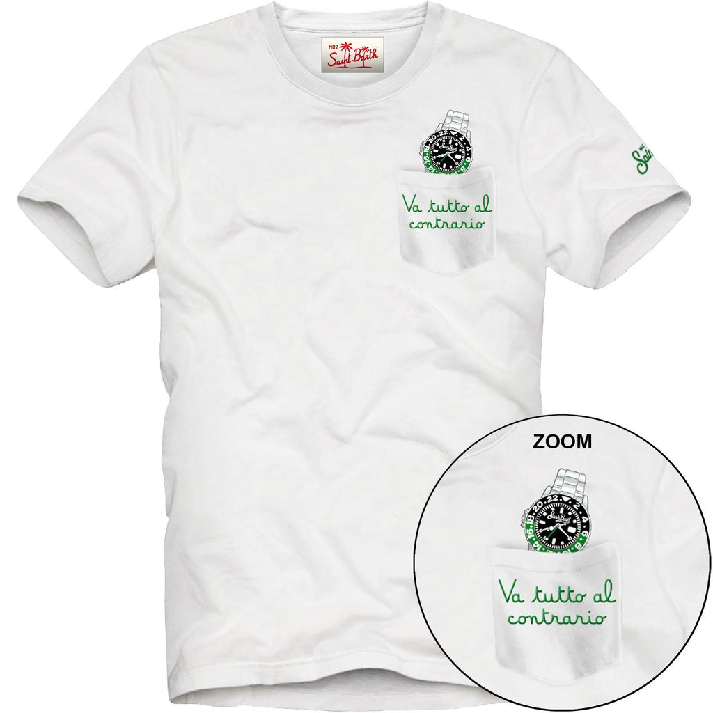 MC 2 SAINT BARTH T-shirt   AUSTIN WATCH CONTRARIO 01N EMB 