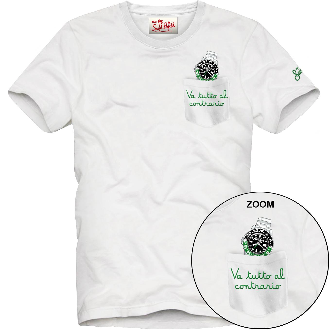 MC 2 SAINT BARTH T-shirt   AUSTIN WATCH CONTRARIO 01N EMB 