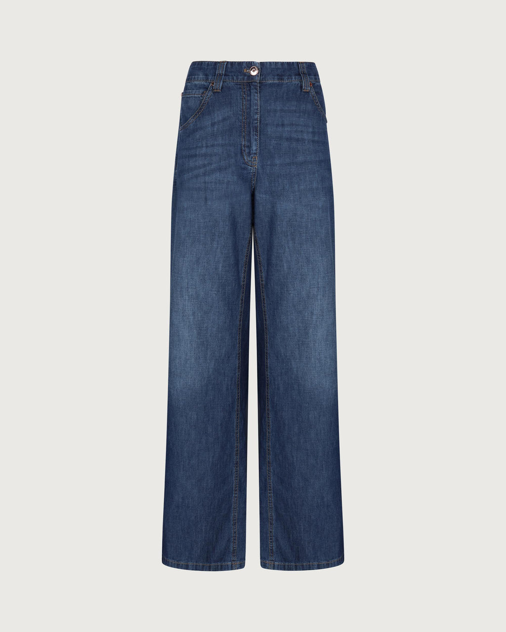 Brunello Cucinelli Pantalone Essential dark blue denim  MH192P4039 C9393 
