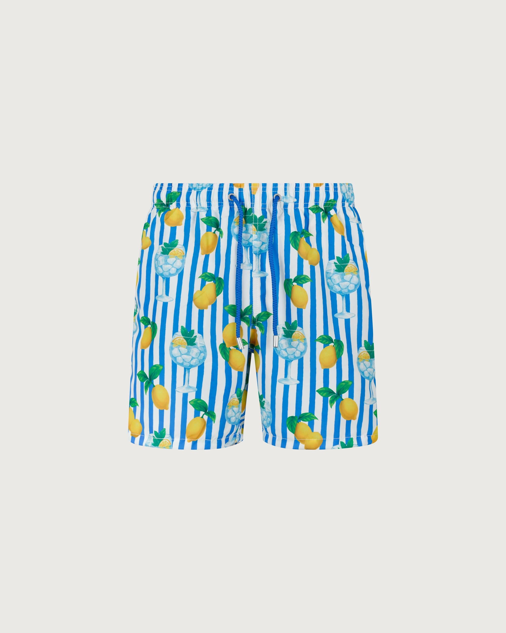 MC 2 SAINT BARTH Costume   GUSTAVIA GIN TONIC LEMON STRIPES 17 