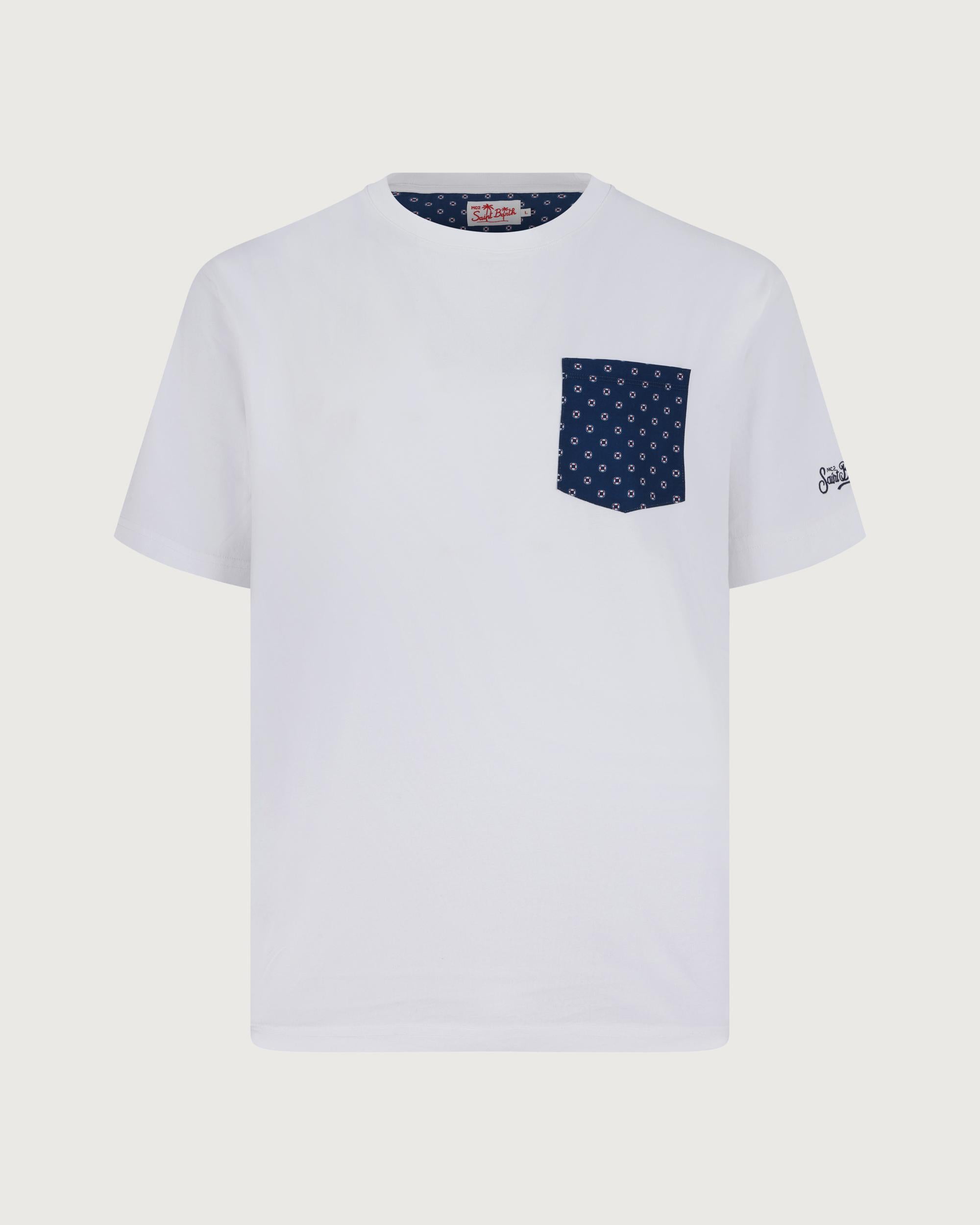 MC 2 SAINT BARTH T-shirt   BLANCHE 01N MINI LIFE SAVER 61 
