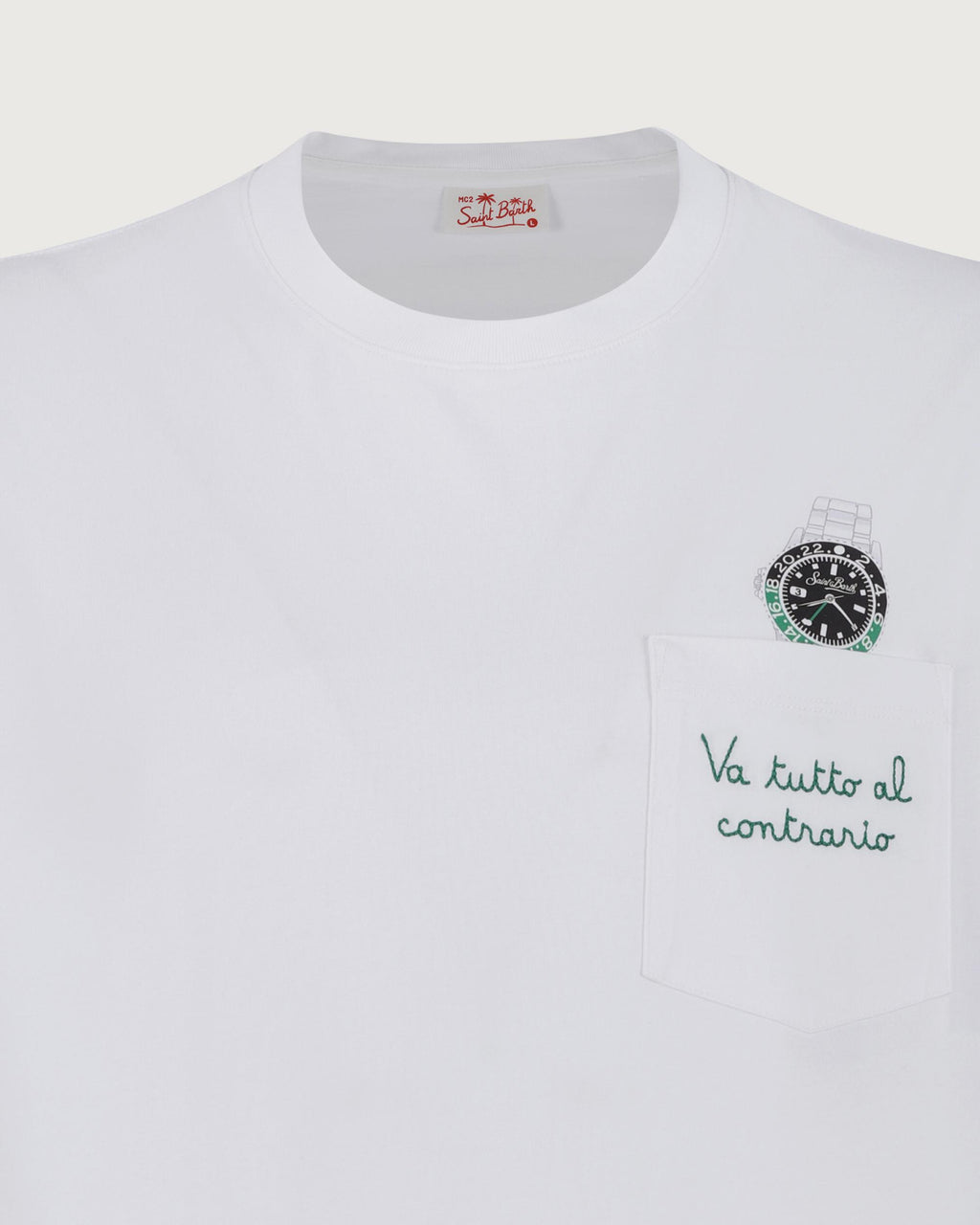 MC 2 SAINT BARTH T-shirt   AUSTIN WATCH CONTRARIO 01N EMB 