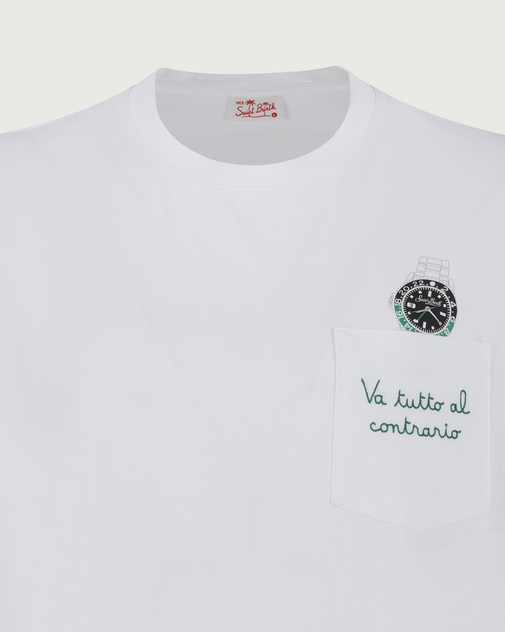 MC 2 SAINT BARTH T-shirt   AUSTIN WATCH CONTRARIO 01N EMB 