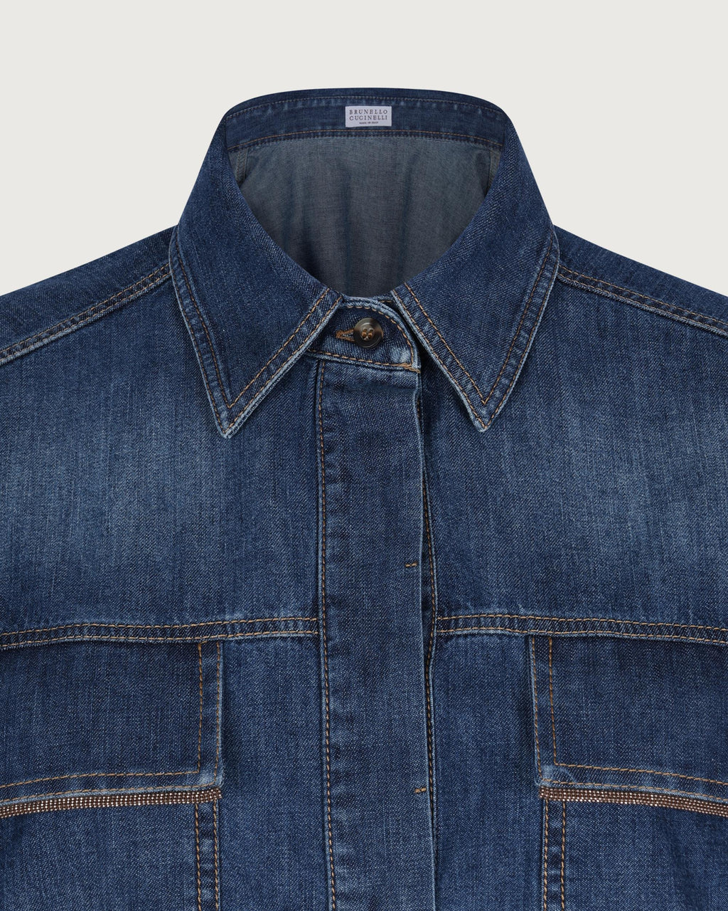 Brunello Cucinelli Camicia Essential denim  MH192RB506 C9562 