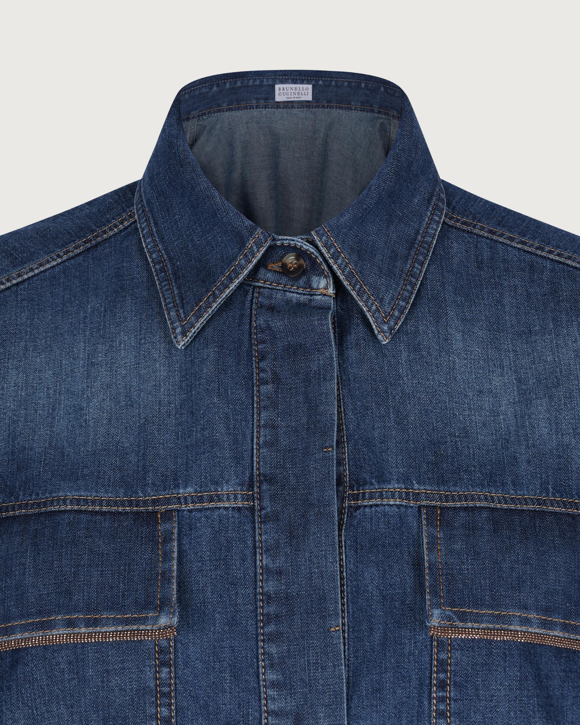 Brunello Cucinelli Camicia Essential denim  MH192RB506 C9562 