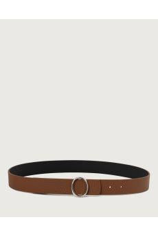 ORCIANI Cintura   D10419 SOFT DOUBLE COCOA+NERO 