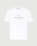 Brunello Cucinelli Girocollo Bianco ottico+corteccia  M0B138520 CFC06 