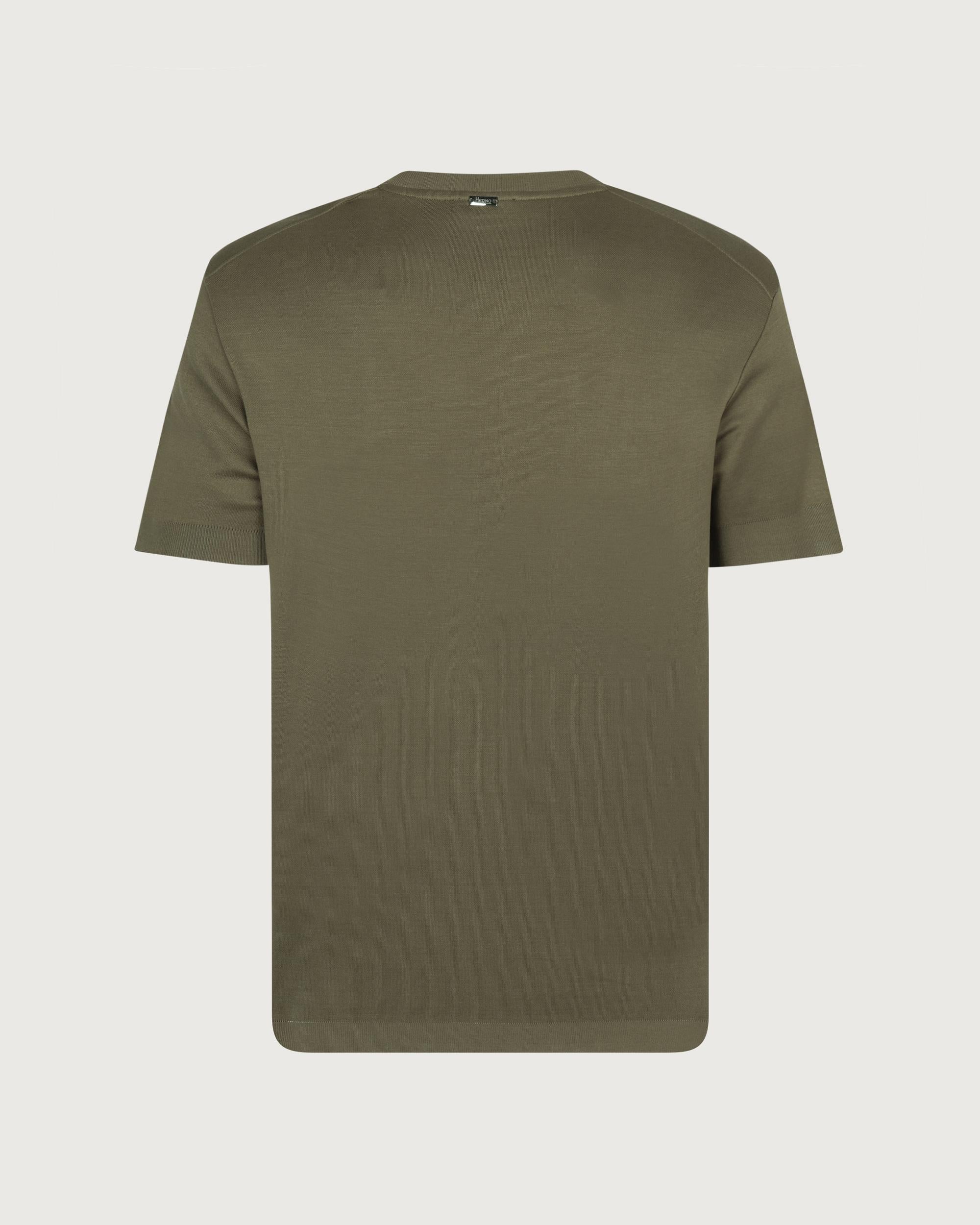 HERNO T-shirt Verde militare  JG000206U 52059 7745 