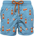 MC 2 SAINT BARTH Costume   GUSTAVIA EMBROIDERY APEROL SPRITZ STRIPES S 17 