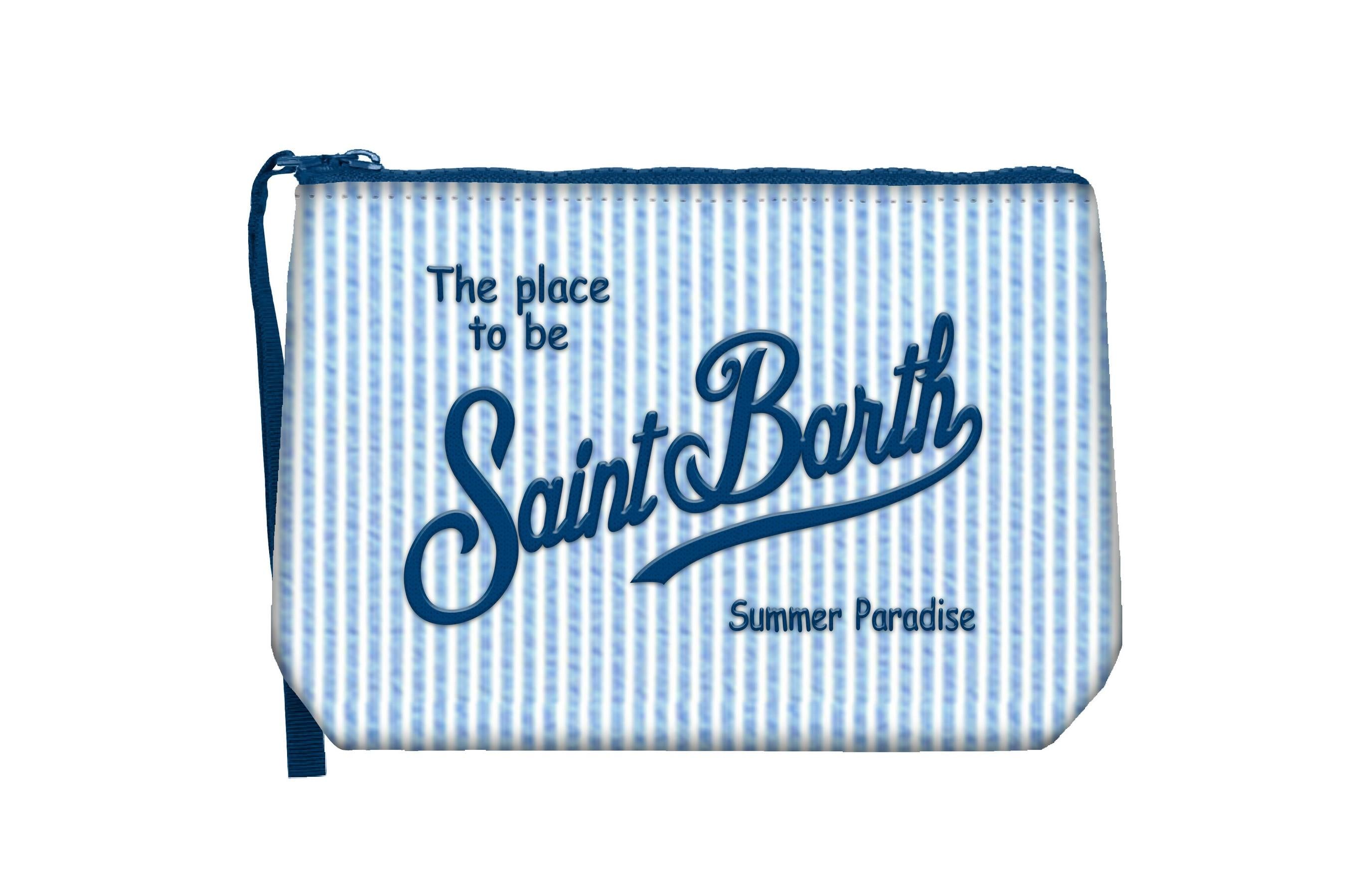 MC 2 SAINT BARTH Pochette   ALINE SEERSUCKER STRIPES 31 EMB 