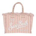 MC 2 SAINT BARTH Borsa   COLETTE SPONGE TERRY EMBOSSED STRIPES TINY V 