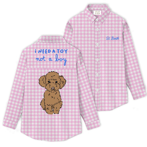 MC 2 SAINT BARTH Camicia   BRIGITTE EMBRY COTTON VICHY BIG 21 TOY 
