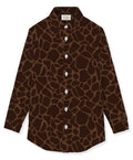 MC 2 SAINT BARTH Camicia   BRIGITTE SILK VOILE GIRAFFE SKIN 18 