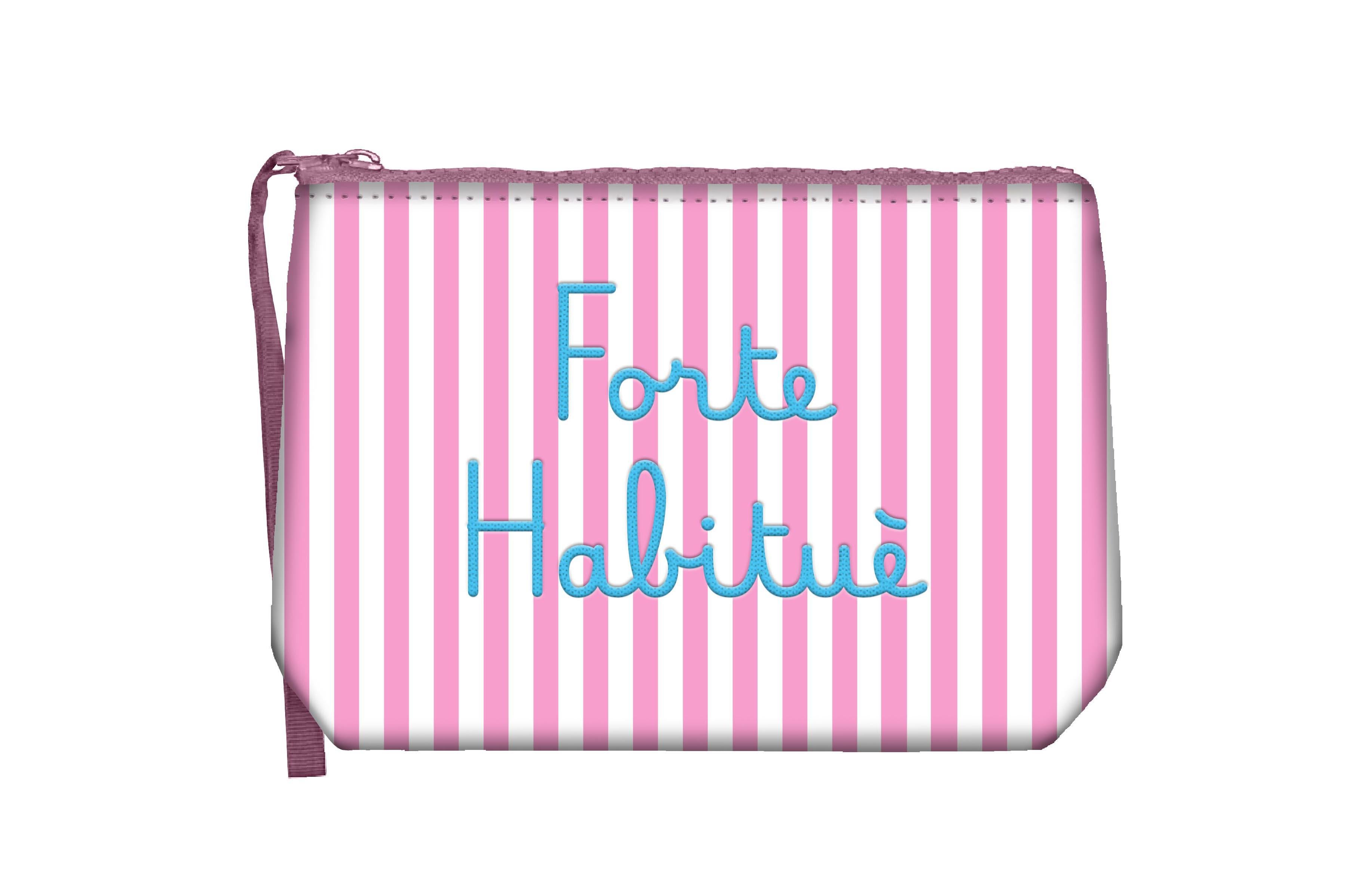 MC 2 SAINT BARTH Pochette   ALINE COTTON STRIPES V FORTE 21 EMB 