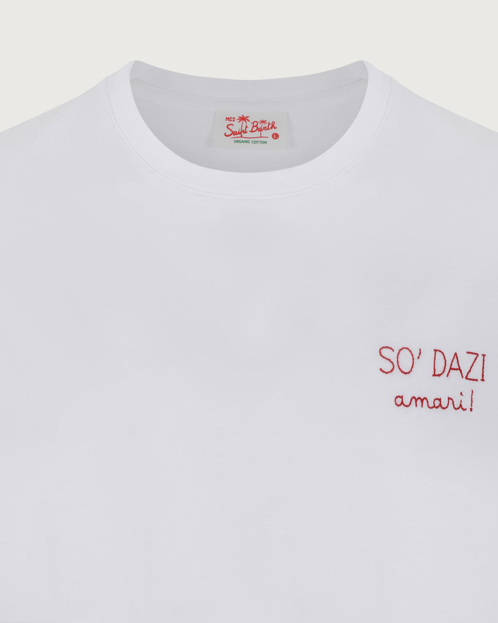 MC 2 SAINT BARTH T-shirt   PORTOFINO DAZI AMARI 01N EMB 