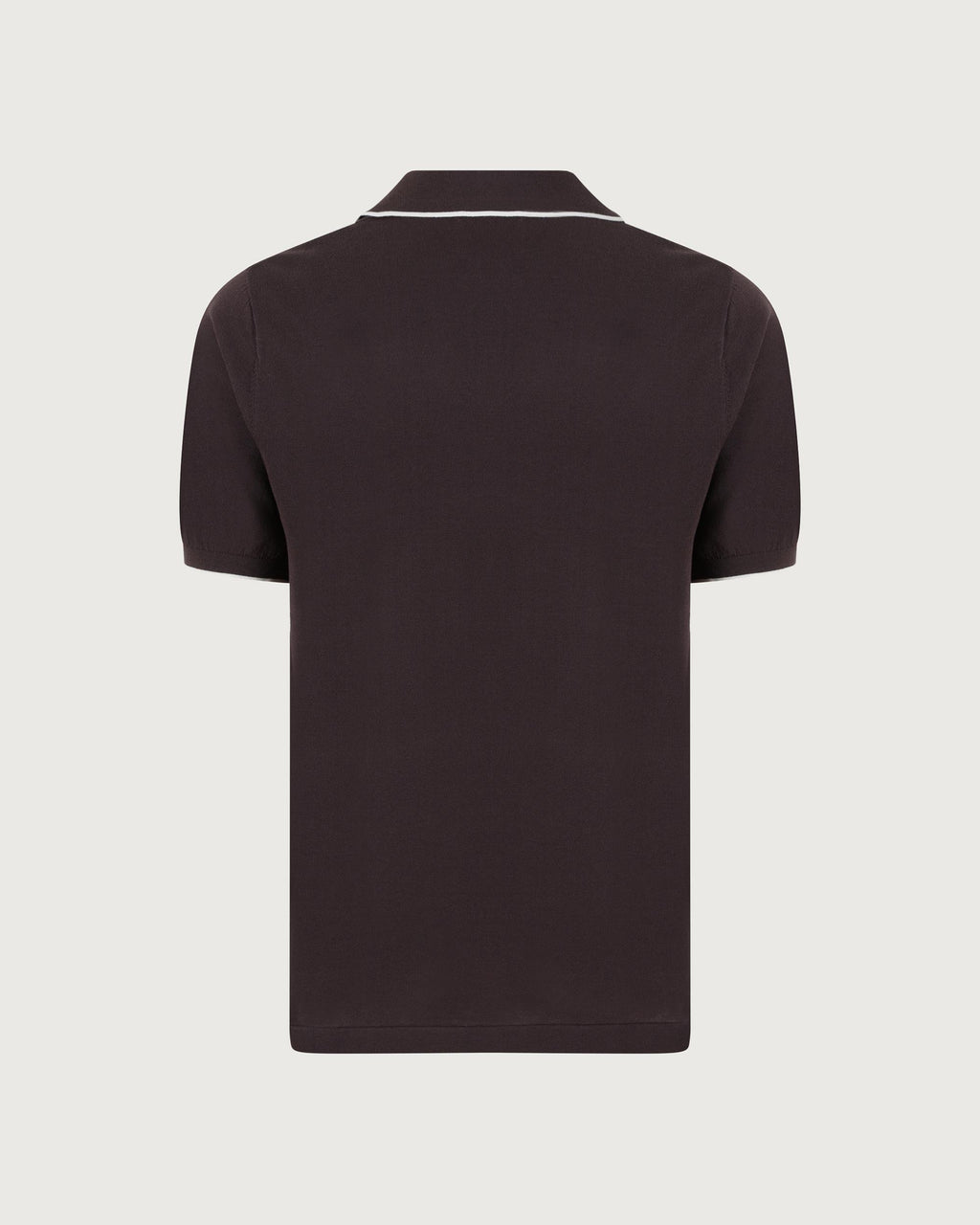 MC 2 SAINT BARTH Polo   SLOAN CONTRAST COTTON 18 BROWN 