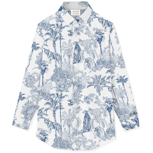 MC 2 SAINT BARTH Camicia   BRIGITTE COTTON JUNGLE OCEANIA 01 