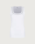 Brunello Cucinelli Canotta Bianco  MG902BW710 C159 