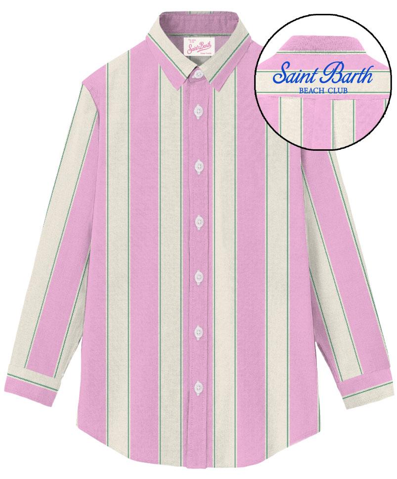 MC 2 SAINT BARTH Camicia   BRIGITTE COTTON SB BEACH STRIPES 2153 E 