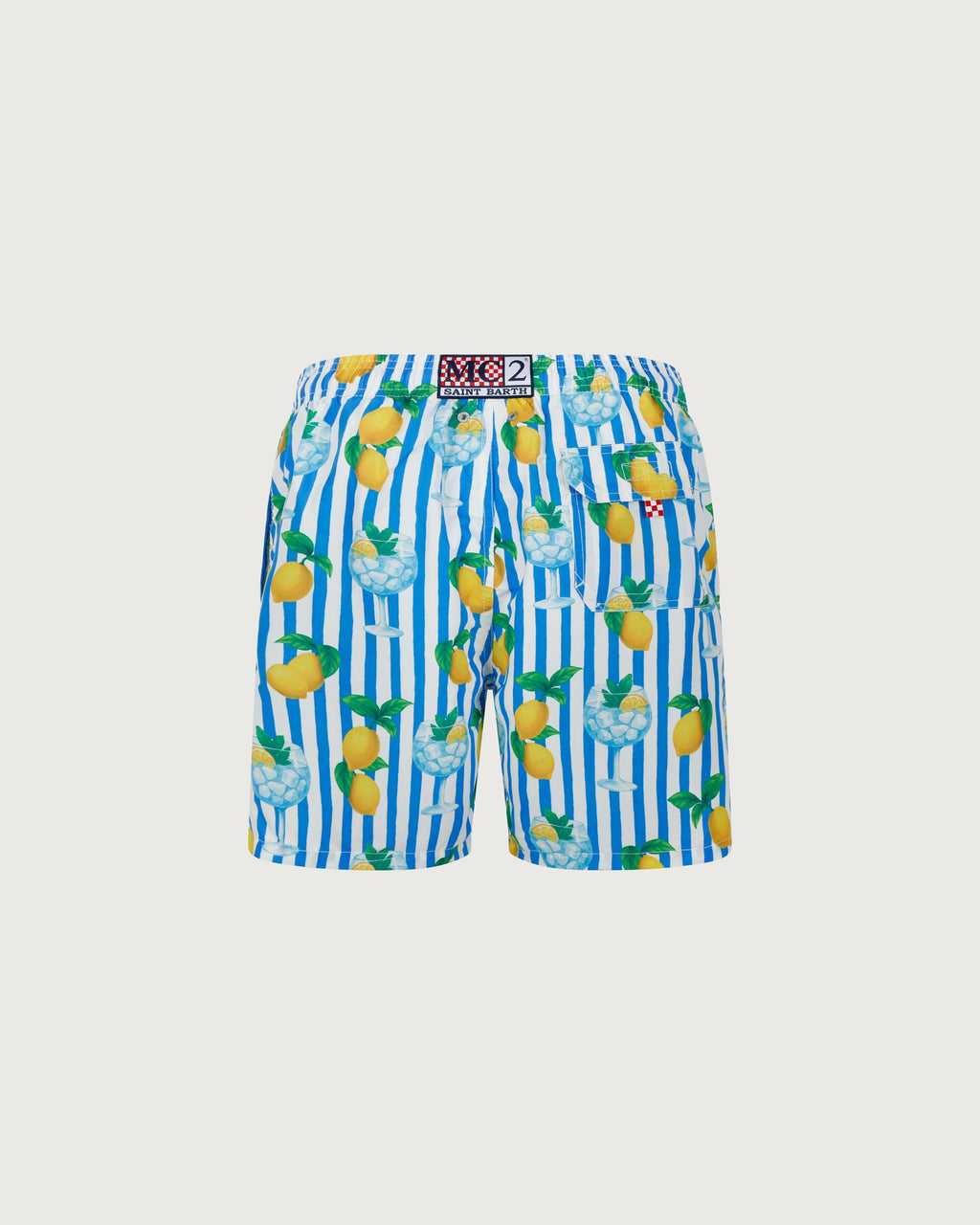 MC 2 SAINT BARTH Costume   GUSTAVIA GIN TONIC LEMON STRIPES 17 