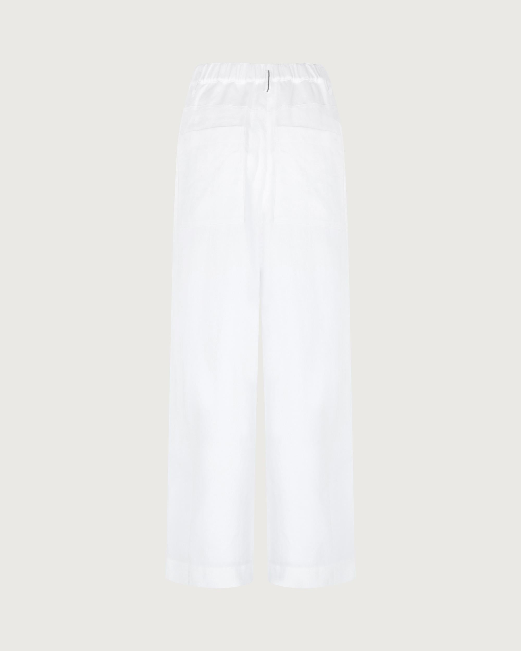 Brunello Cucinelli Pantalone Bianco  MQ986FW999 C001 