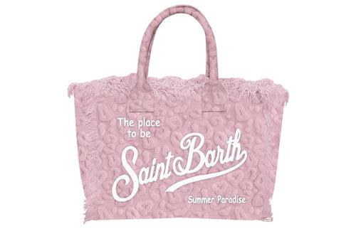 MC 2 SAINT BARTH Borsa   VANITY MINI SPONGE TERRY EMBOSSED LEOPARD 21 EMB 