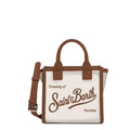 MC 2 SAINT BARTH Borsa   VANITY BAG MINI CANVAS GRAIN LEATHER 1019 EMB 